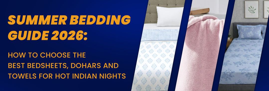 Summer Bedding Guide 2026: How to Choose the Best Bedsheets, Dohars and Towels for Hot Indian Nights