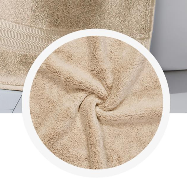 Chiffon Beige –  Zero Twist Towel Softness with a Touch of Grace - 100 % Cotton