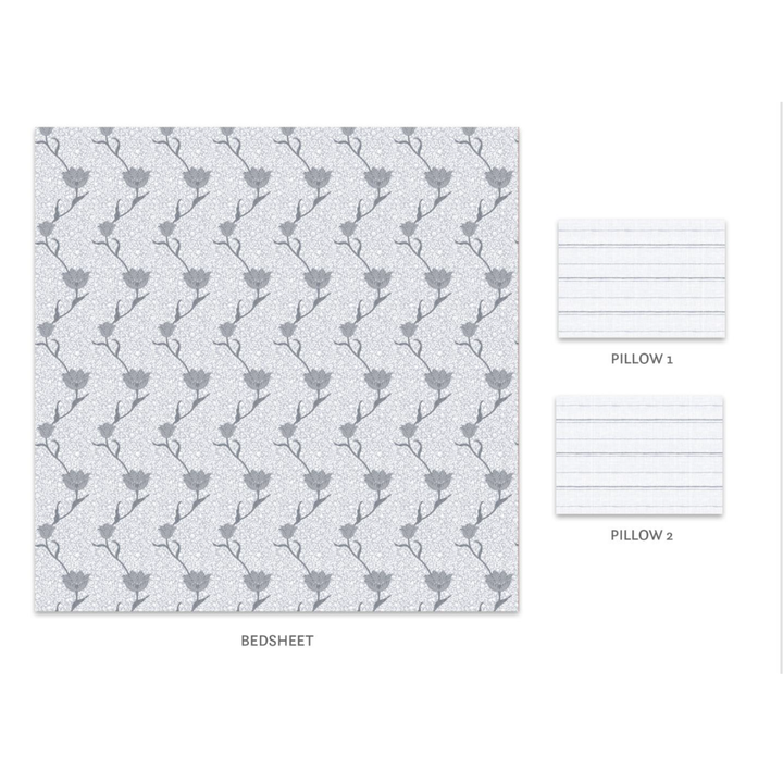 My Trident Aroma King Bedsheet – Oriental Lily