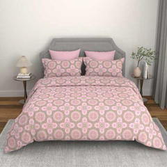 Bombay Dyeing  Epigram King Bedsheet -7877 Pink