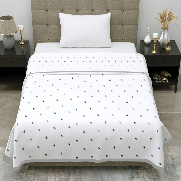 Premium Reversible Cotton Single Dohar | Soft & Breathable Summer Blanket