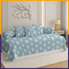 Satrangi Every Day  Diwan Set – Soft, Durable & Easy Care Comfort - 180 TC