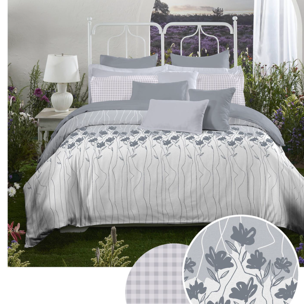 myTrident Aroma King Bedsheet – Regal Lily