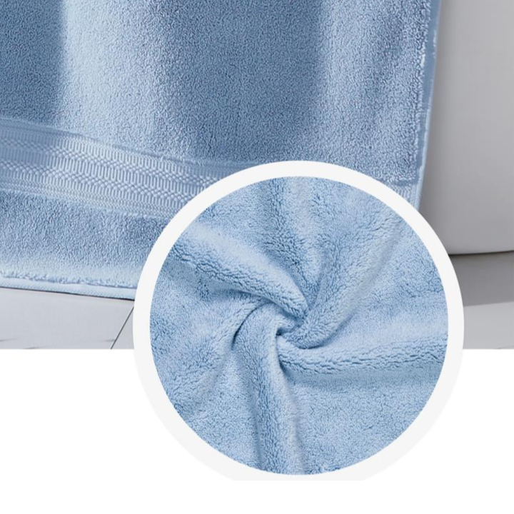 Grace Blue –  Zero Twist Towel Softness with a Touch of Grace - 100 % Cotton