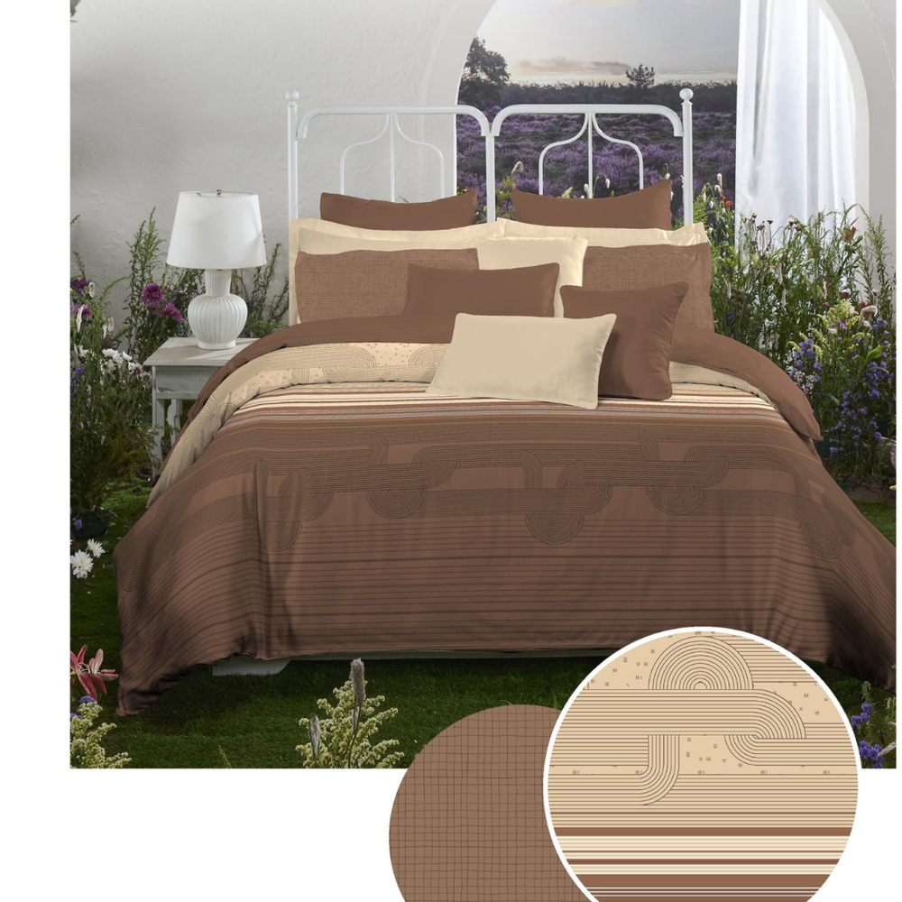 myTrident Aroma King Bedsheet – Bark Sandalwood