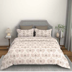 Bombay Dyeing  Epigram Double Bedsheet - 7880 Brown