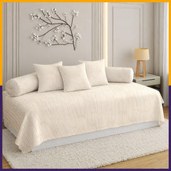 Satrangi Every Day  Diwan Set – Soft, Durable & Easy Care Comfort - 180 TC