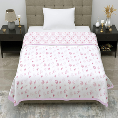 Premium Reversible Cotton Single Dohar | Soft & Breathable Summer Blanket
