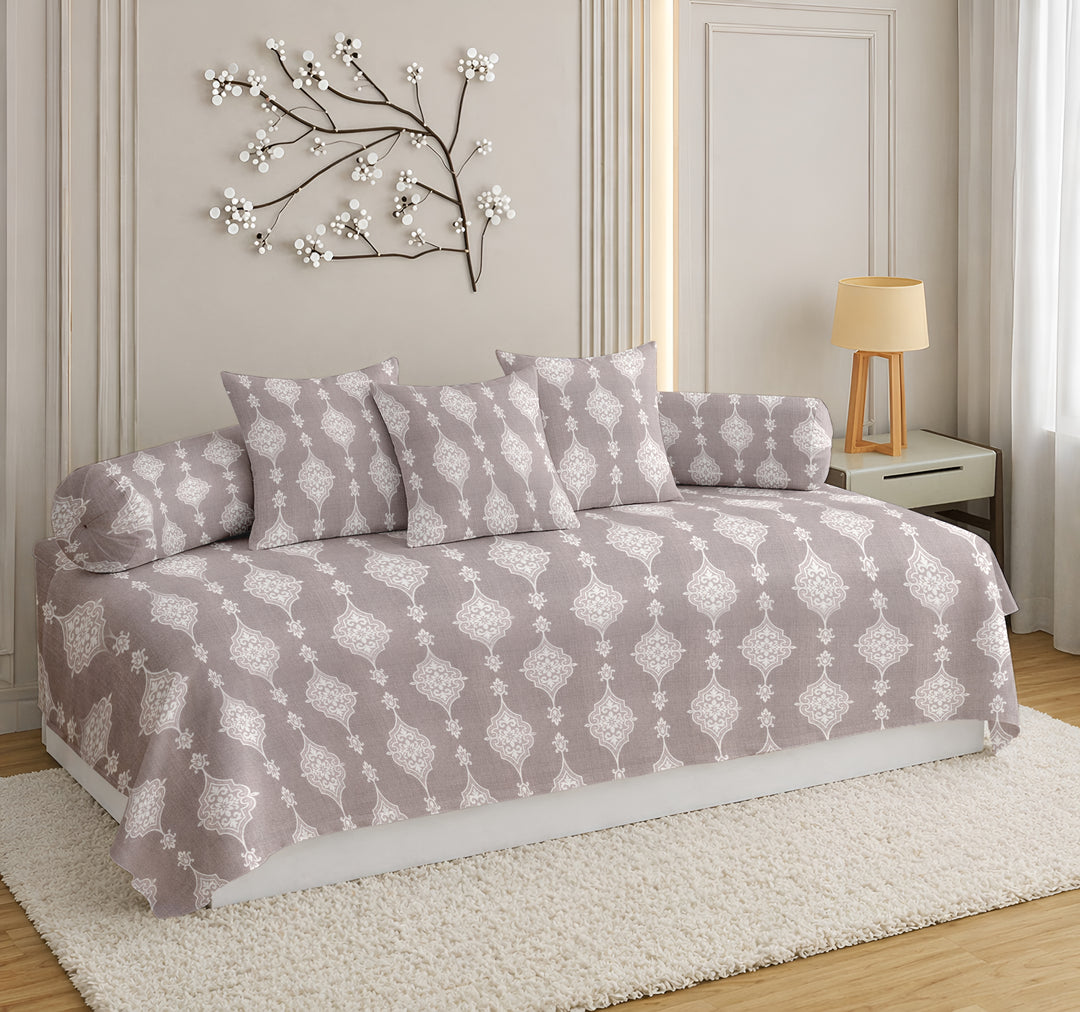 Satrangi Every Day  Diwan Set – Soft, Durable & Easy Care Comfort - 144TC
