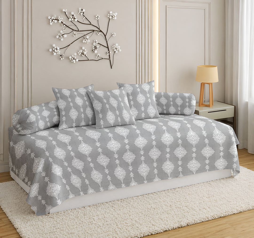 Satrangi Every Day  Diwan Set – Soft, Durable & Easy Care Comfort - 144TC