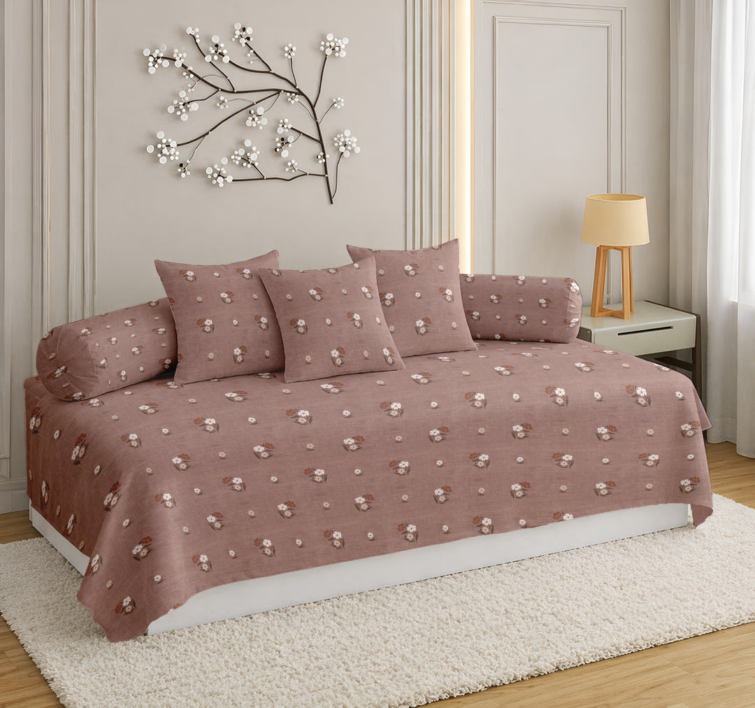Satrangi Every Day  Diwan Set – Soft, Durable & Easy Care Comfort - 144TC