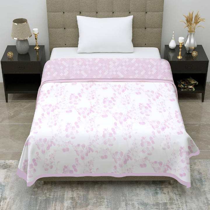 Premium Reversible Cotton Single Dohar | Soft & Breathable Summer Blanket