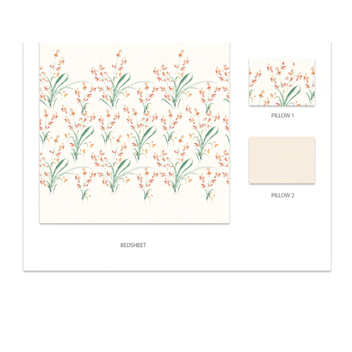 My Trident – Indulgence King Bedsheet - Eloise Peach