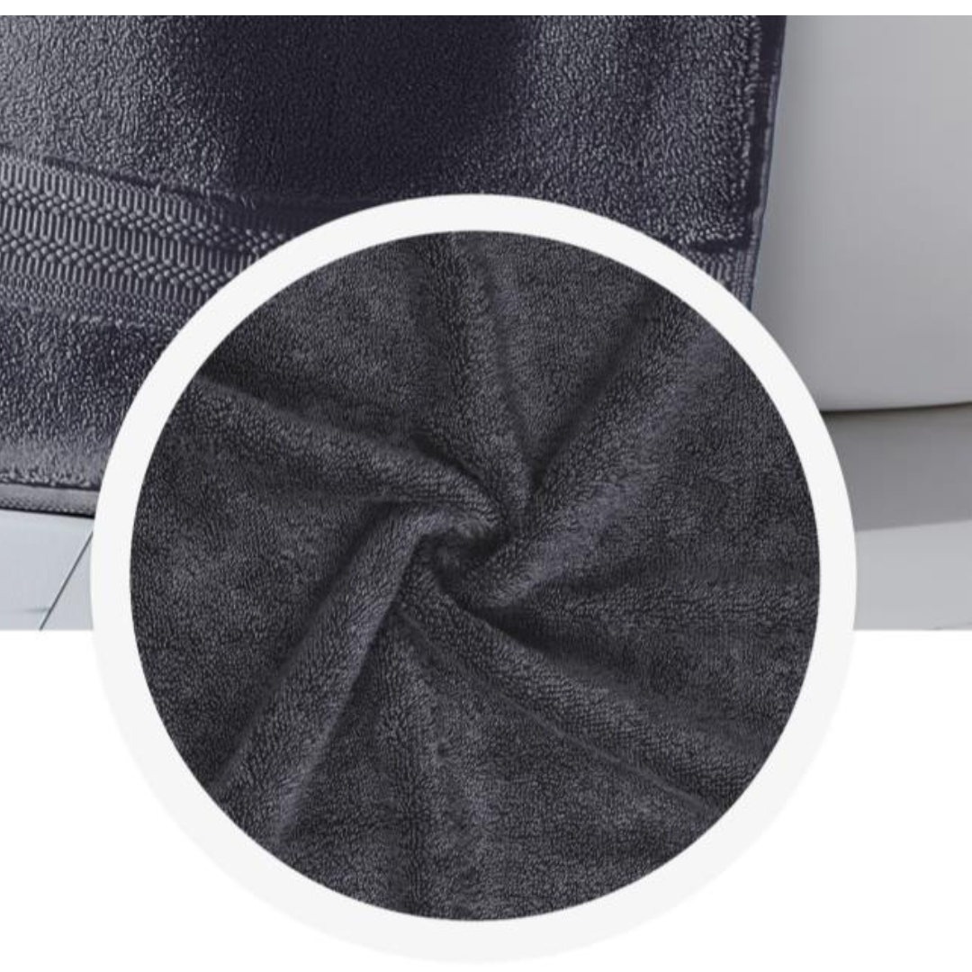 Ash Grey –  Zero Twist Towel Softness with a Touch of Grace - 100 % Cotton