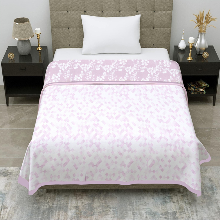 Premium Reversible Cotton Single Dohar | Soft & Breathable Summer Blanket