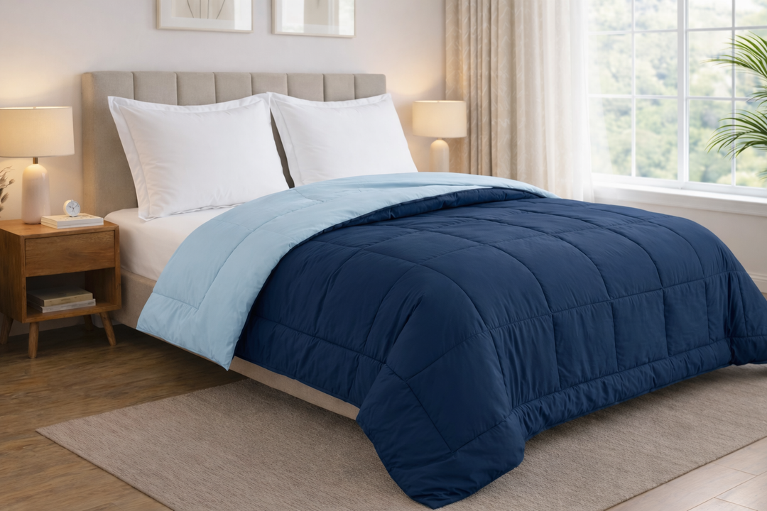 Rain & Sea All Season Reversible Double Comforter