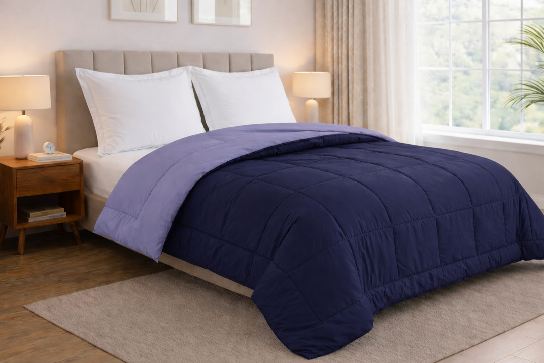 Lavender & Blueberry  All Season Reversible Single Comforter