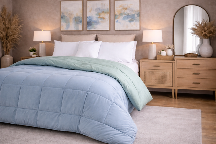 Sky & Denim All Season Reversible Double Comforter