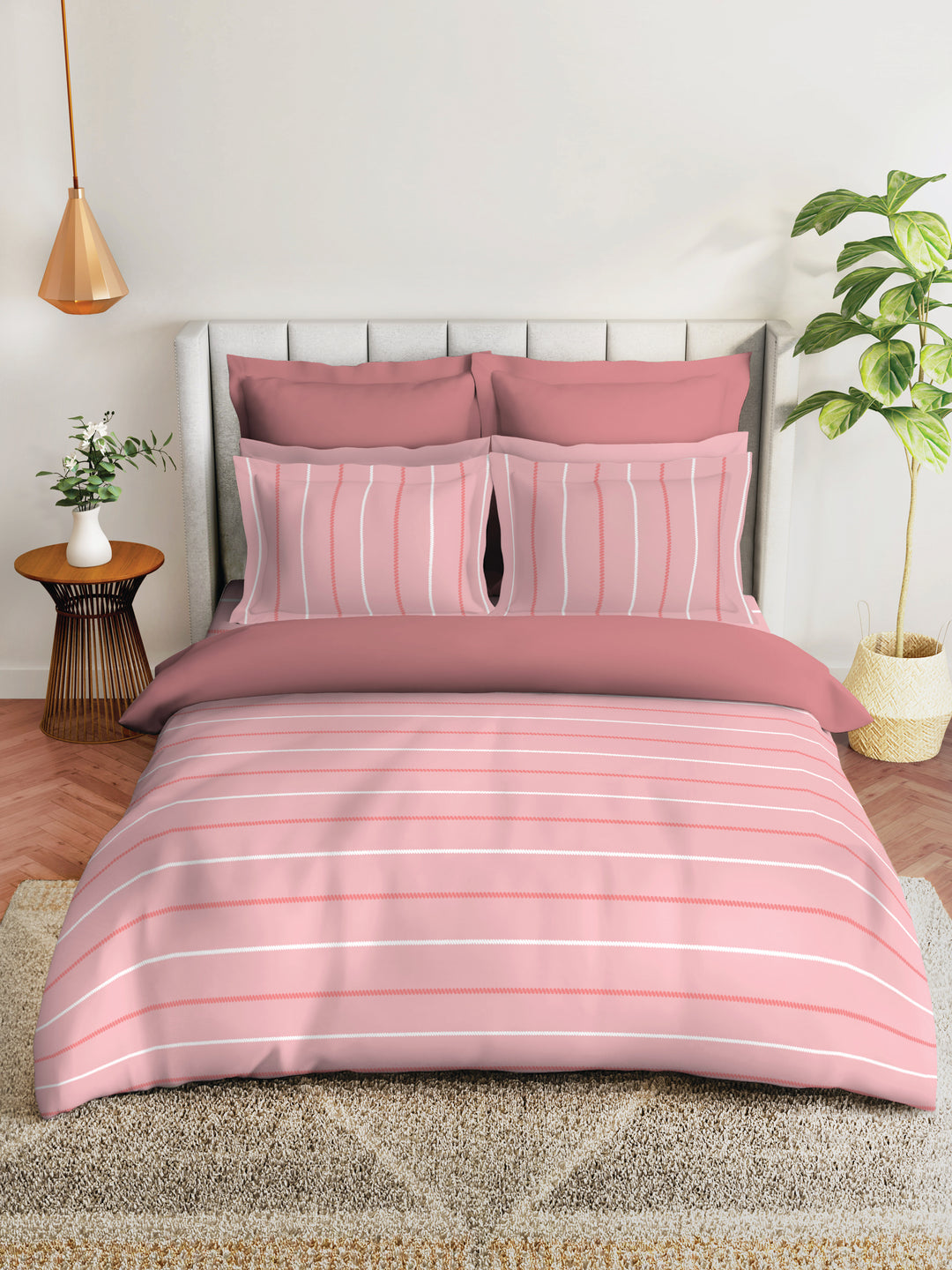 layers classic king bedsheet with printed bed linen