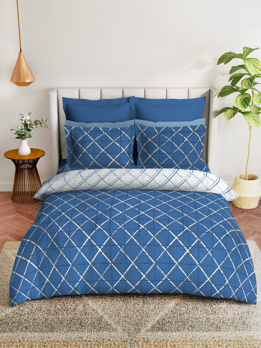 layers firenze king bedsheet with printed bed linen