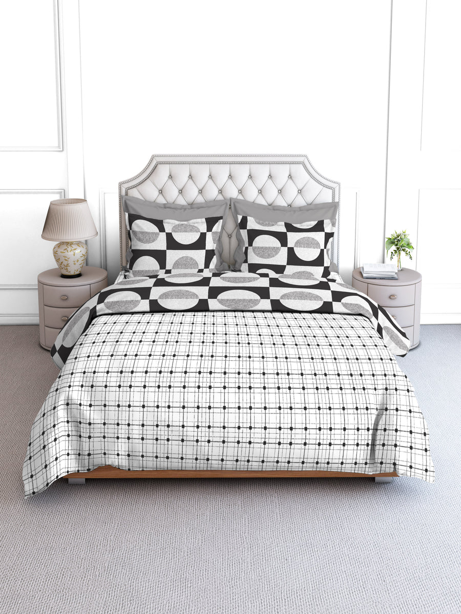 layers firenze single bedsheet with eclectic geometric and arnate designs 