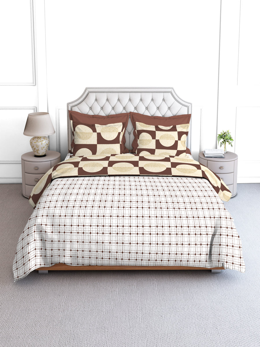 layers firenze single bedsheet with eclectic geometric and arnate designs 