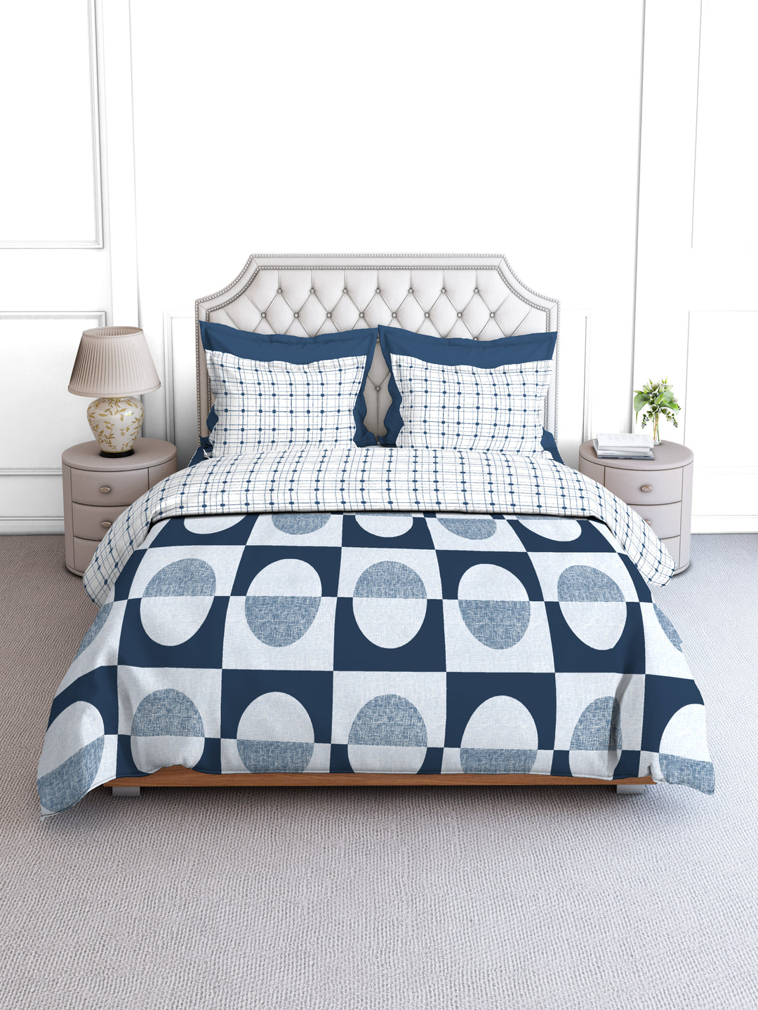 layers firenze single bedsheet with eclectic geometric and arnate designs 