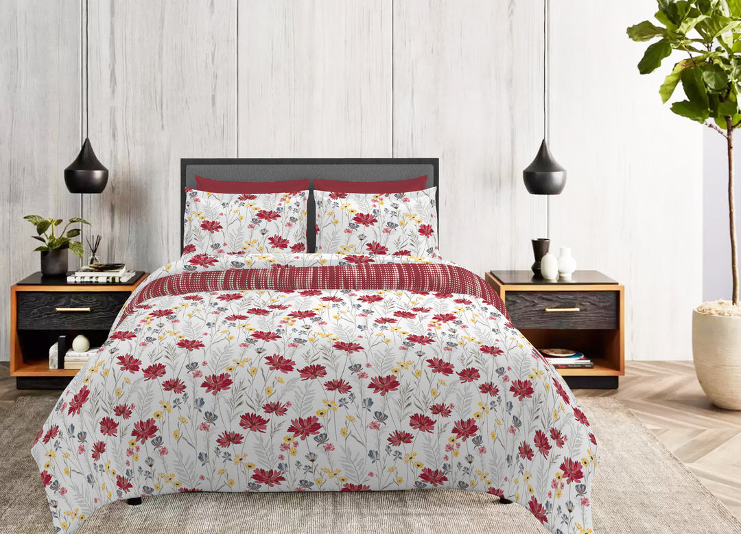 layers firenze single bedsheet with eclectic geometric and arnate designs 