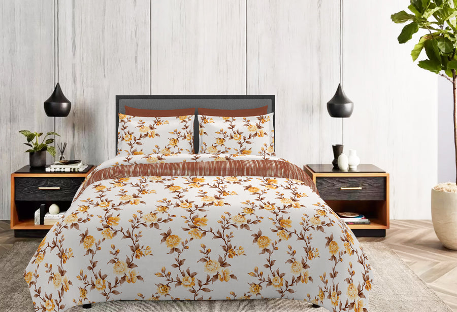 layers firenze single bedsheet with eclectic geometric and arnate designs 