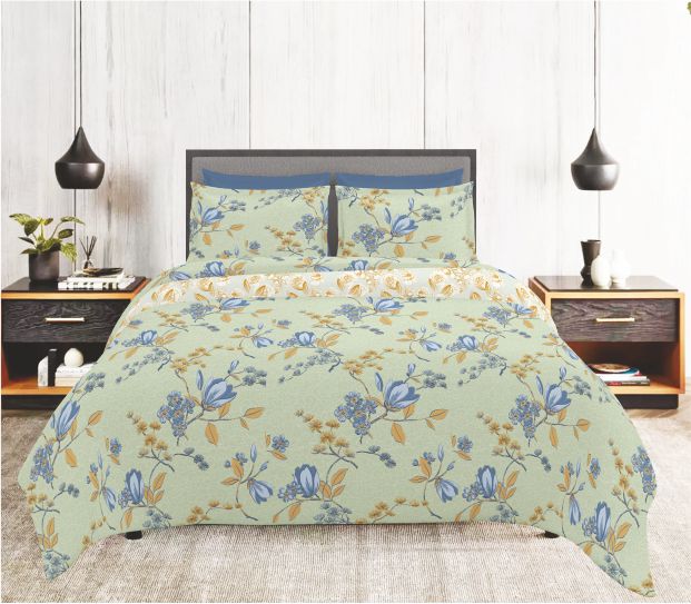 layers oriental fusion king bedsheet with light weight and breathable