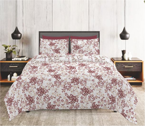 layers oriental fusion king bedsheet with light weight and breathable