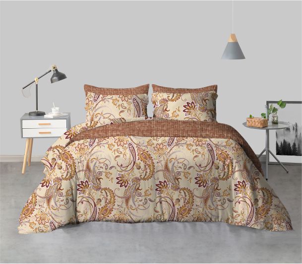 layers firenze floret king bedsheet with light weight and breathabl