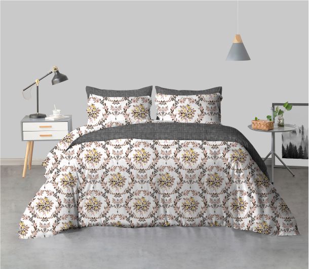 layers firenze floret king bedsheet with light weight and breathabl