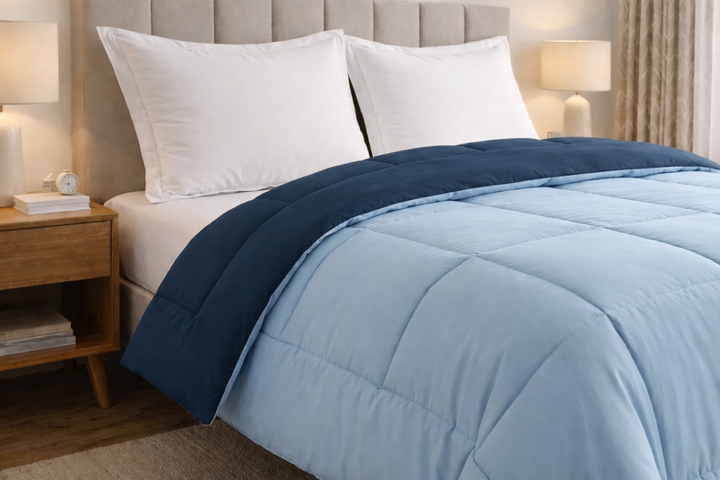 Rain & Sea All Season Reversible Double Comforter