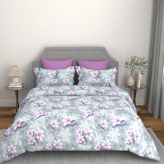 Bombay Dyeing  Epigram Double Bedsheet -7879 Grey