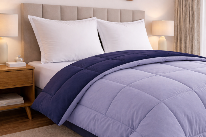 Lavender & Blueberry  All Season Reversible Single Comforter