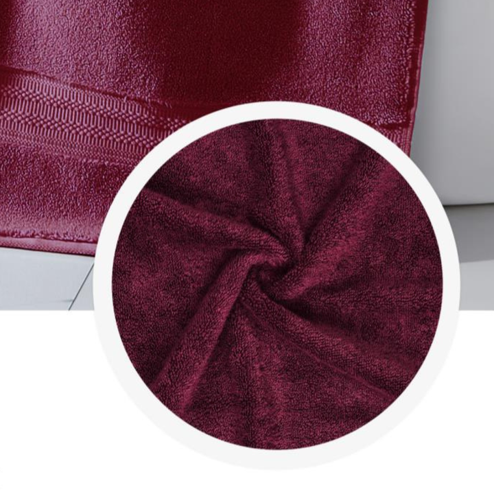 Berry Wine –  Zero Twist Towel Softness with a Touch of Grace - 100 % Cotton
