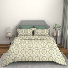 Bombay Dyeing  Epigram Double Bedsheet -7877 Green
