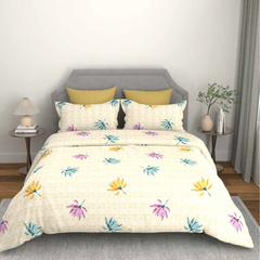 Bombay Dyeing  Epigram Double Bedsheet - 7882 green