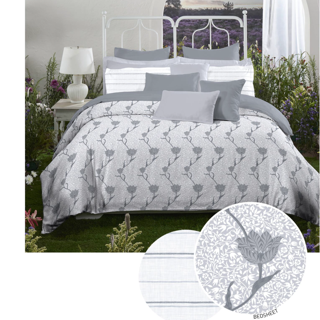 My Trident Aroma King Bedsheet – Oriental Lily