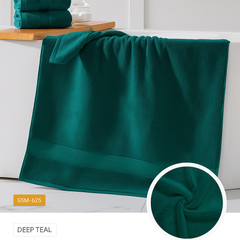 Deep Teal –  Zero Twist Towel Softness with a Touch of Grace - 100 % Cotton
