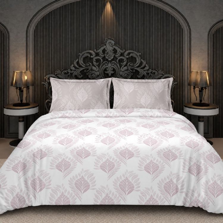 Royale King-Size Bedsheet | 100% Cotton | 250 TC Percale | Soft & Durable | Dusty Petal Pink