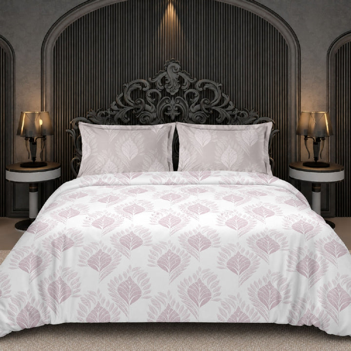 Royale King-Size Bedsheet | 100% Cotton | 250 TC Percale | Soft & Durable | Dusty Petal Pink