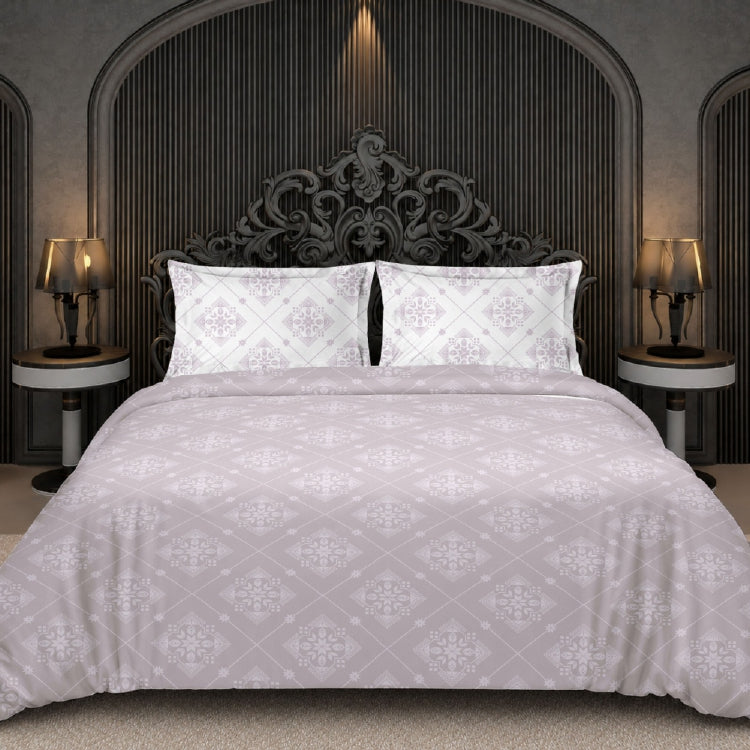 Royale King-Size Bedsheet | 100% Cotton | 250 TC Percale | Soft & Durable | Dusty Rose Colour