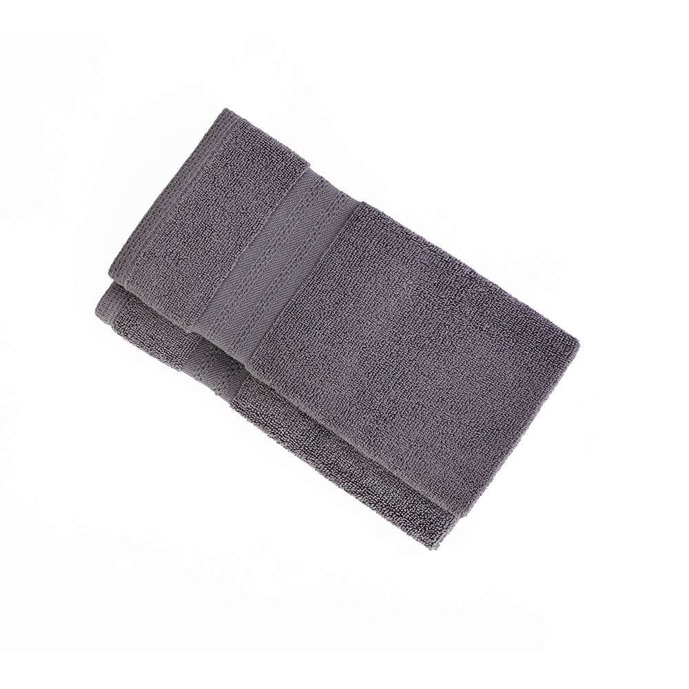 Be-Bold Face Towels 100% Cotton - Dark Grey