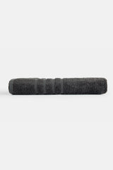 Caressa Bath Towels-100% Cotton-Charcoal Grey