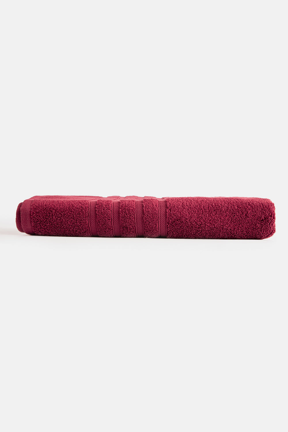 Caressa Bath Towels-100% Cotton-Burgundy