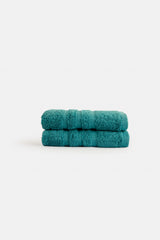 Caressa Hand Towels-100% Cotton-Teal