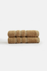 Caressa Hand Towels-100% Cotton-Light Biege