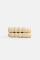 Caressa Hand Towels-100% Cotton-Ivory